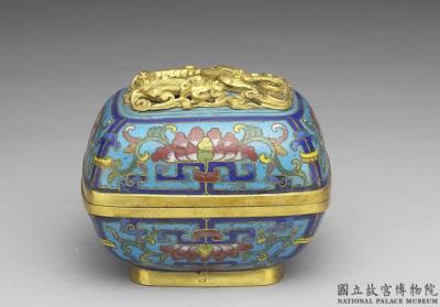 图片[3]-Cloisonne enamel covered box, Qing dynasty (1644-1911)-China Archive